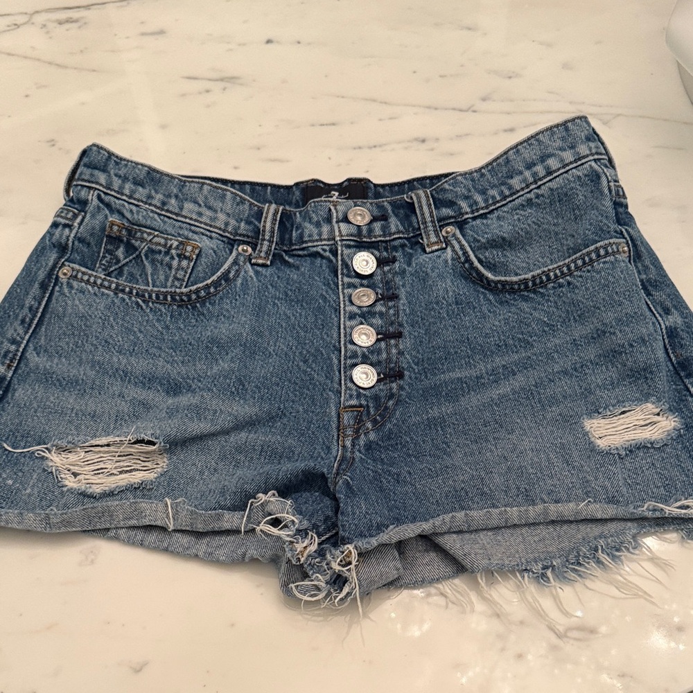 7 for all mankind Monroe cutoff shorts size 29